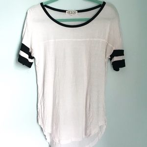 Pink Rose White T-shirt